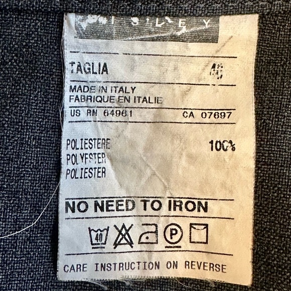 Charcoal Grey Pencil Skirt by Sicily Sz M - Picture 7 of 8